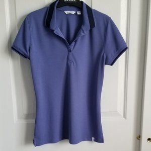 Lady Hagen Collared V-Neck Polo Golf Shirt